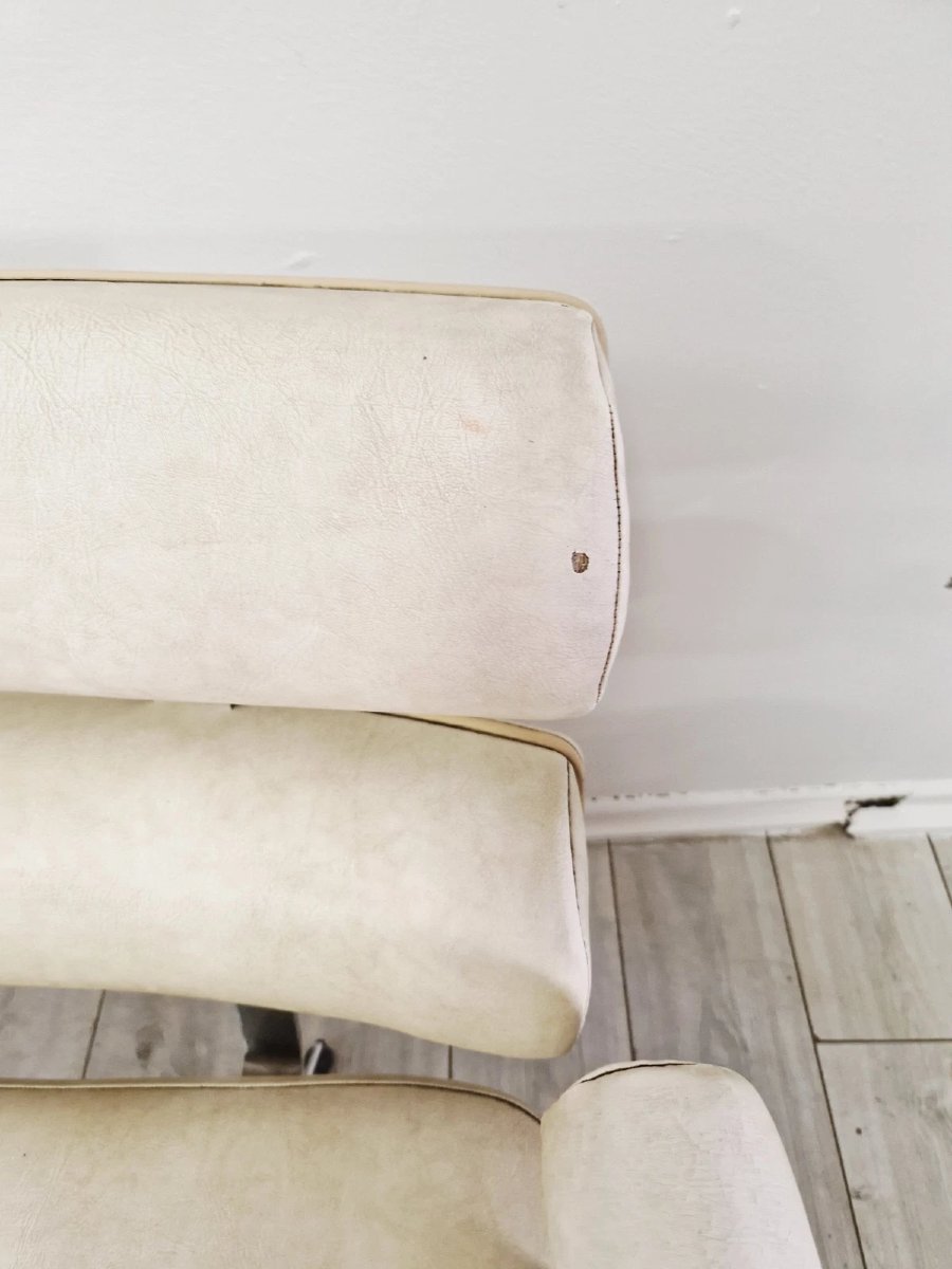 Paire de chaises de barbier italiennes du milieu du siècle-photo-3