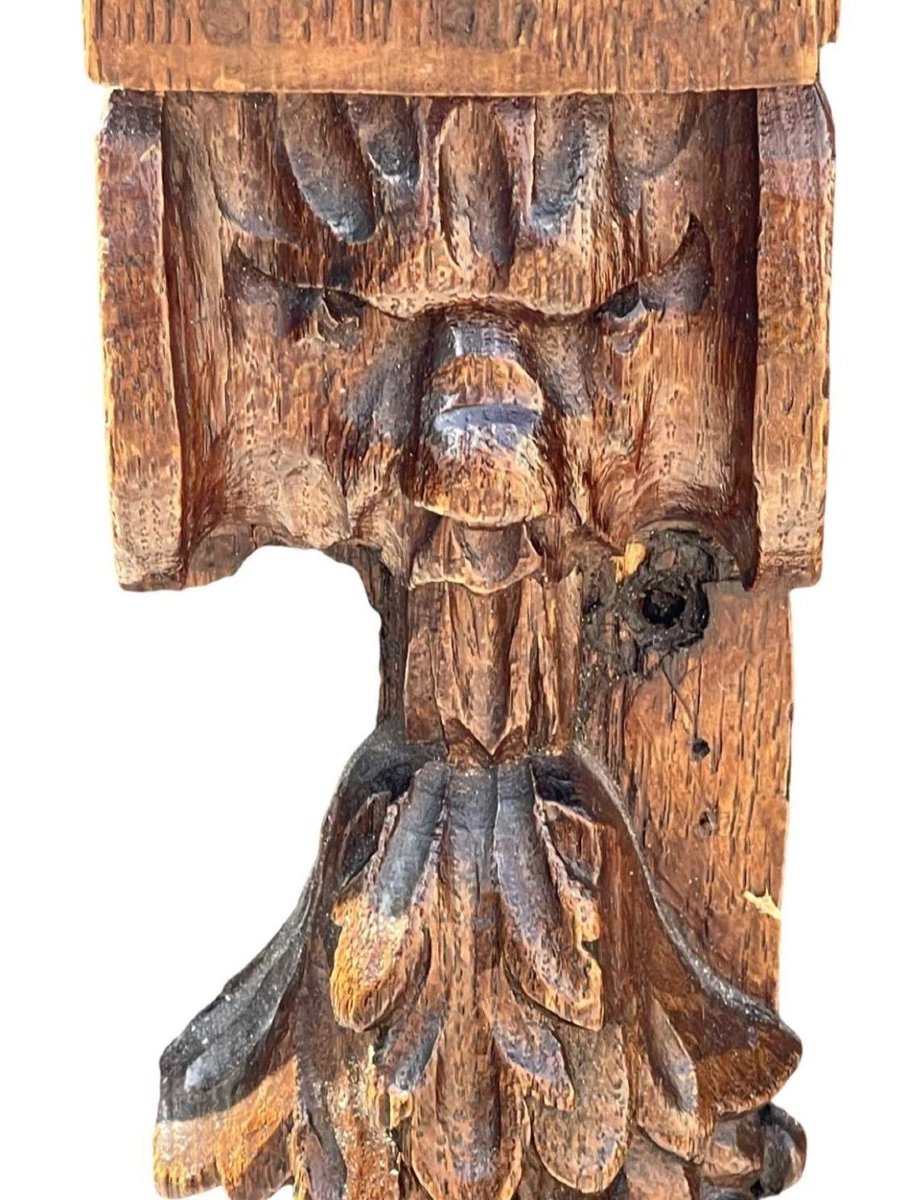 Lit à baldaquin jacobéen antique du XVIIe siècle Sainte-photo-6