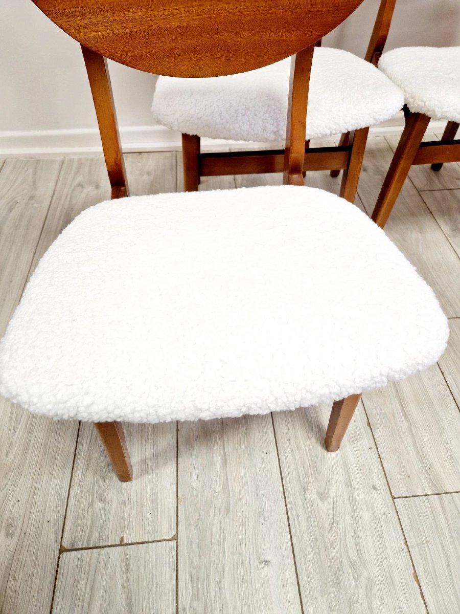 4 Mid-century Butterfly-back Dining Chairs-photo-2