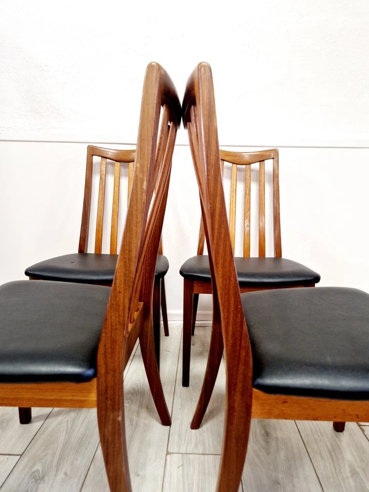 4 Fresco G Plan Mid-century Dining Chairs-photo-3