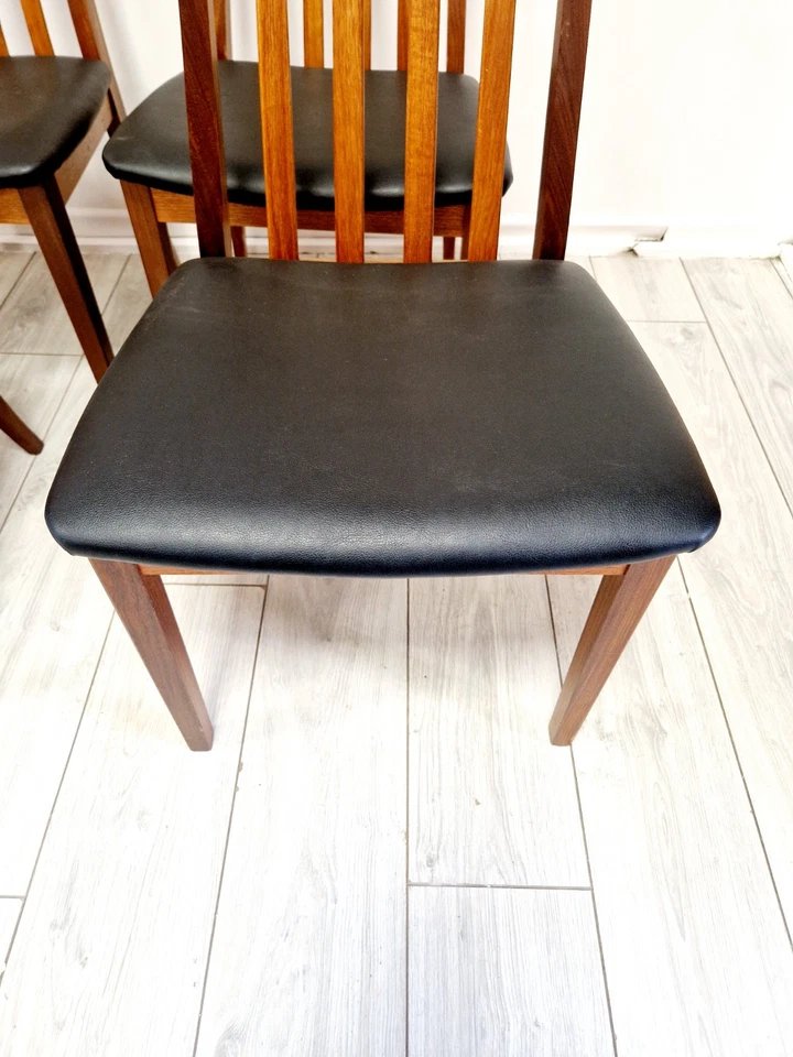 4 Fresco G Plan Mid-century Dining Chairs-photo-1
