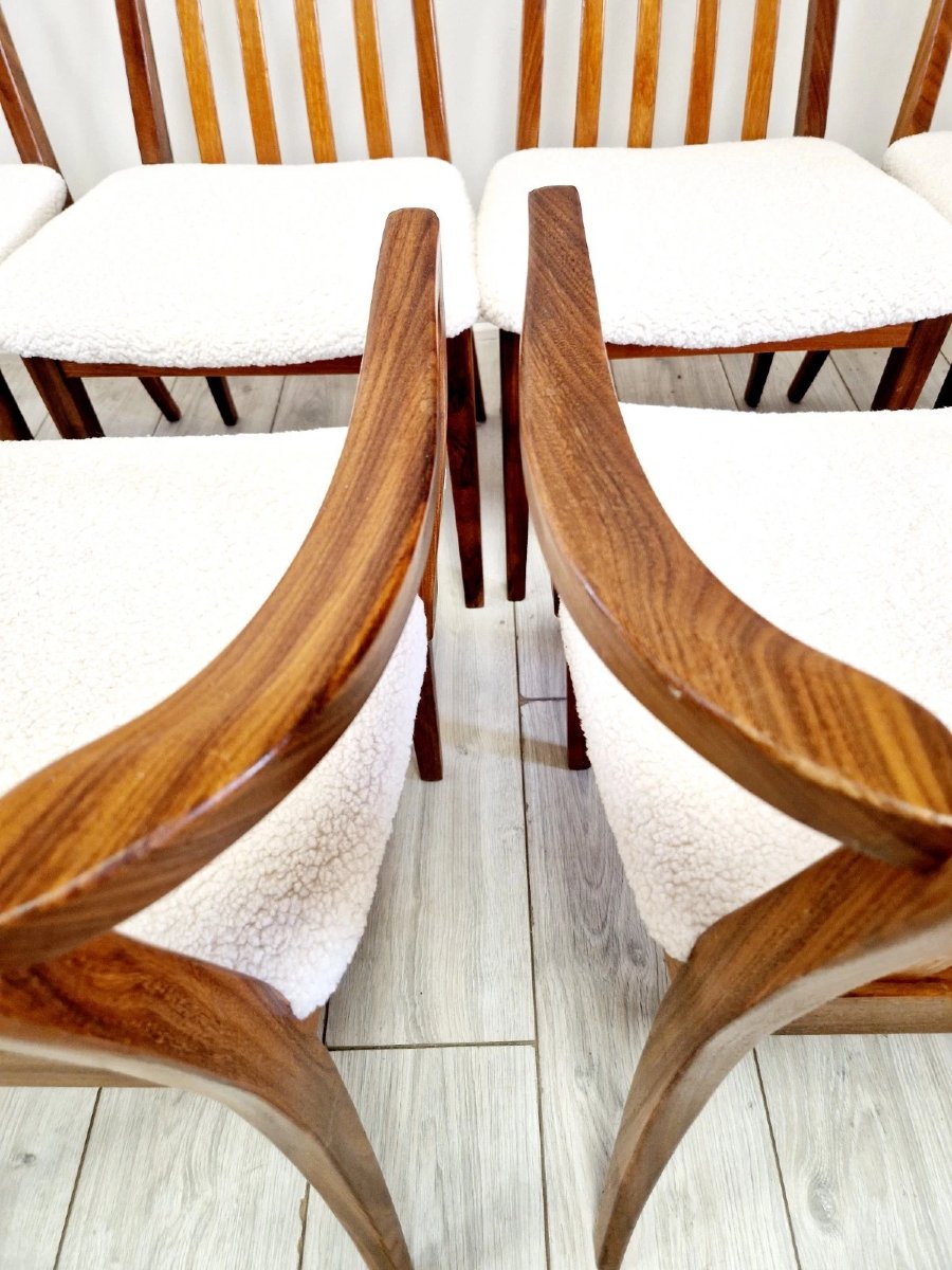 6 chaises de salle à manger G-PLAN du milieu du siècle-photo-3