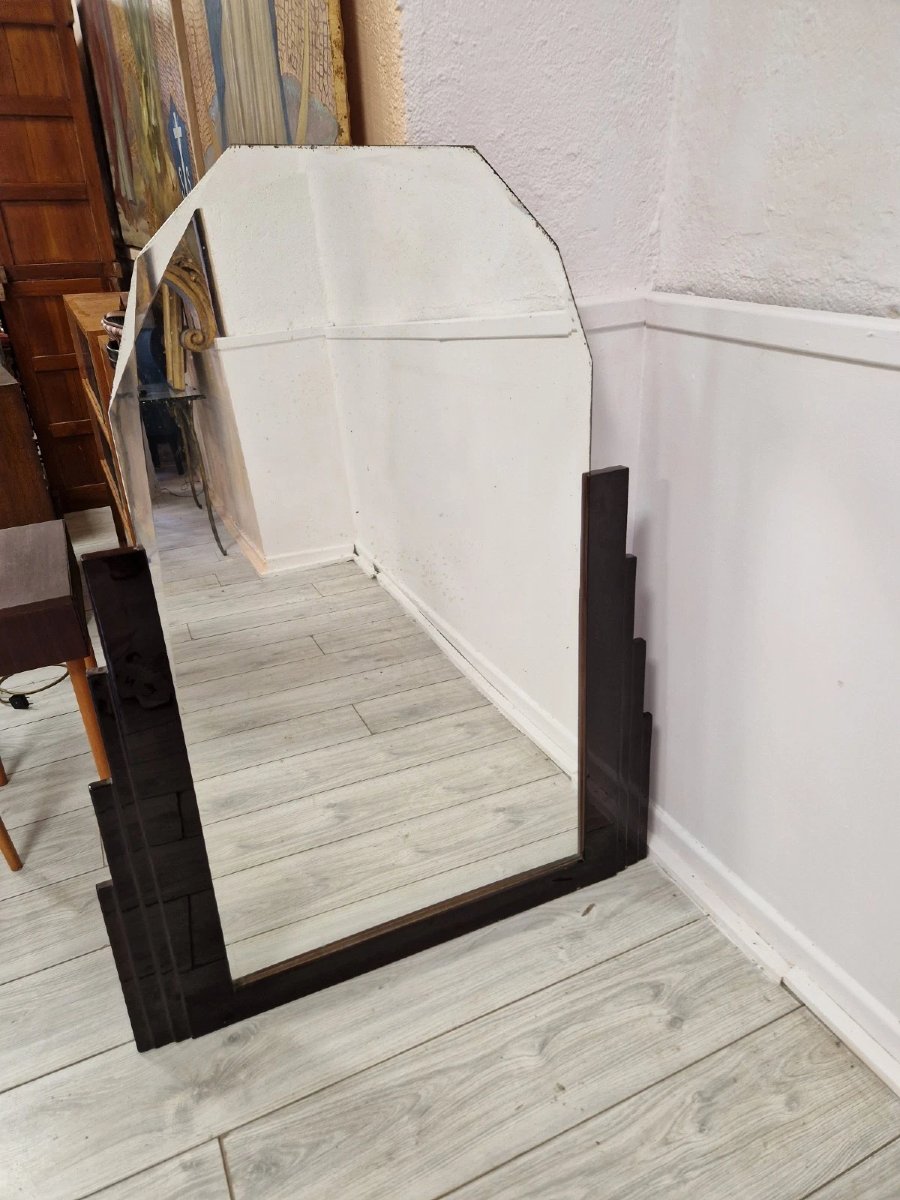 Art Deco Mirror Above The Fireplace-photo-4