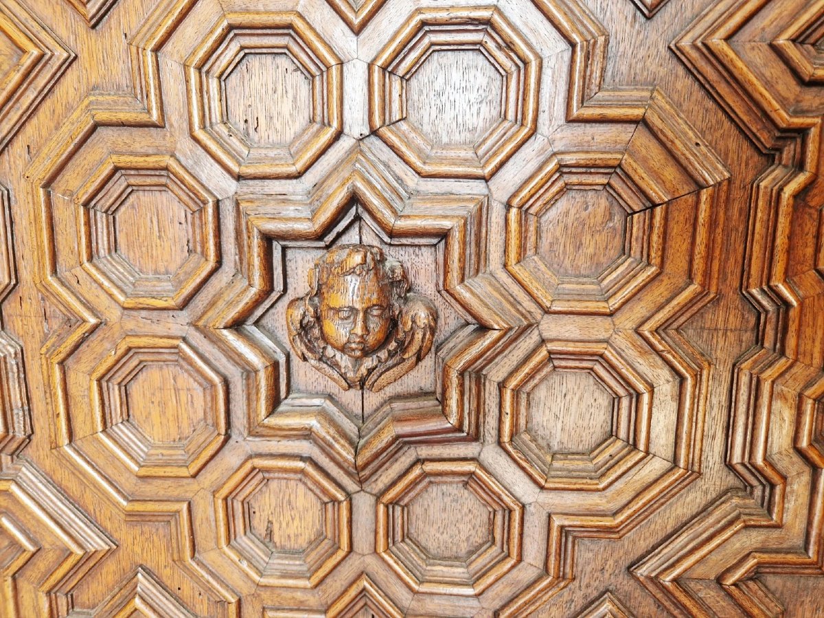 Antique Wardrobe In The French Renaissance Style From The 19th Century-photo-2