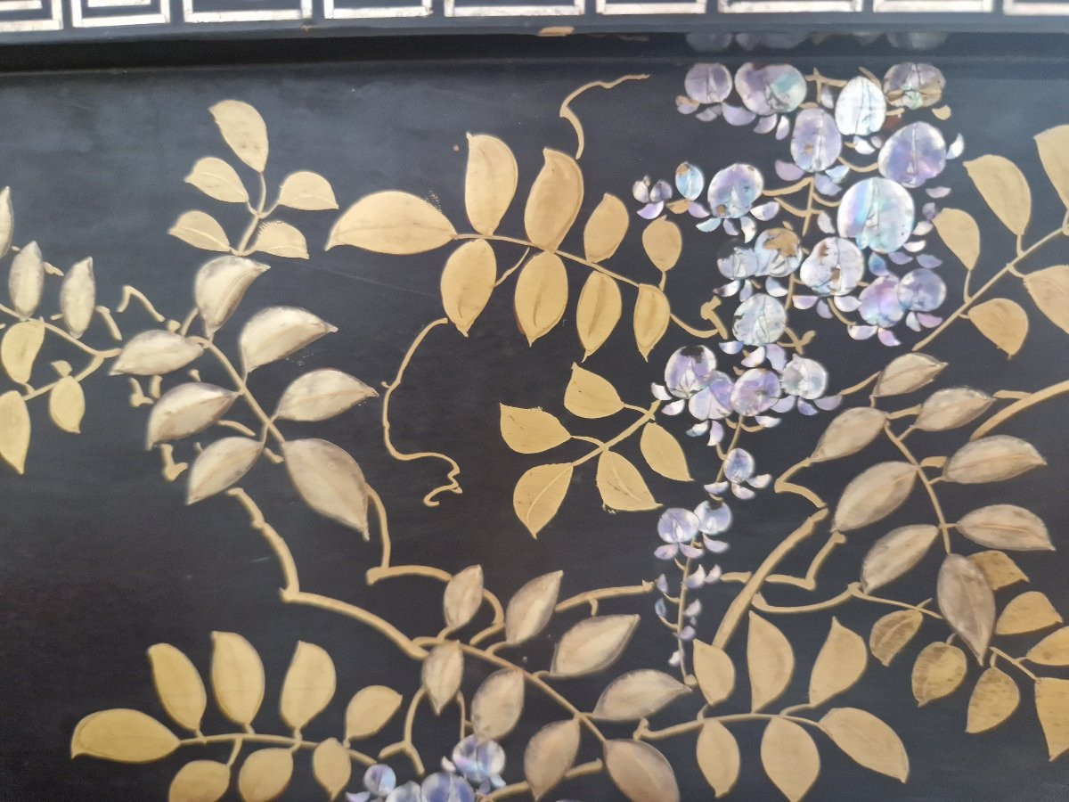 Antique Japanese Lacquered Cabinet From The 19th Century-photo-8