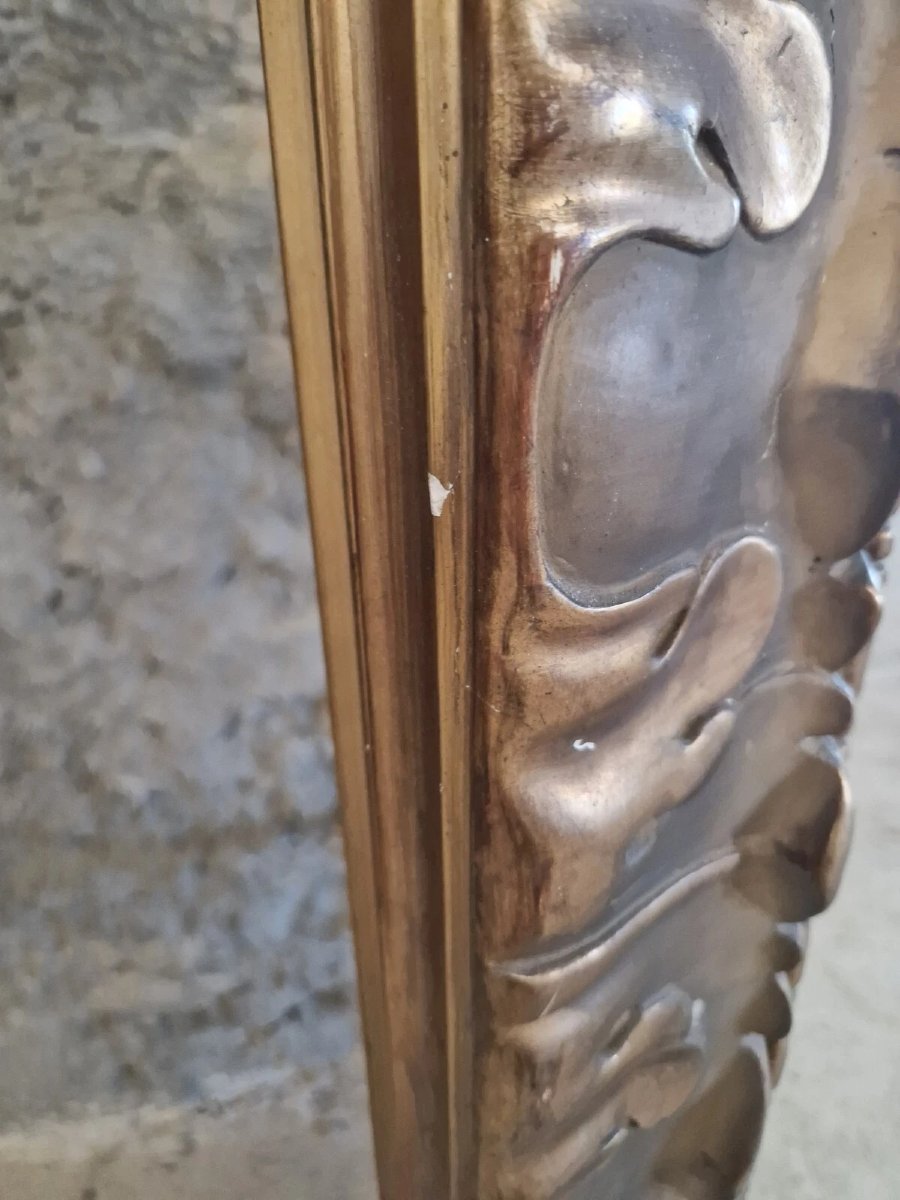 Antique French Gilded Mirror-photo-3