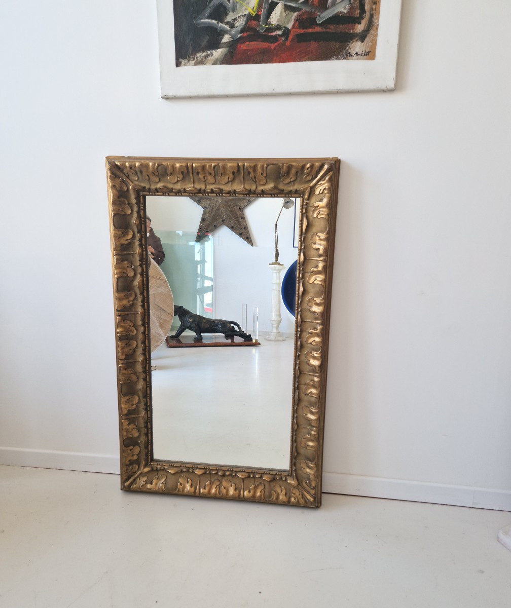 Antique French Gilded Mirror