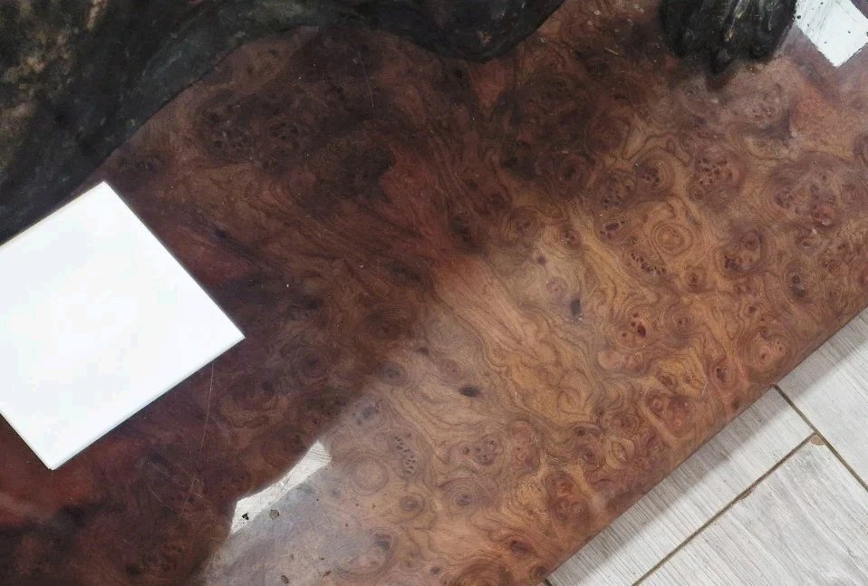 Claude Dallie Designer Coffee Table, Hollywood Regency Style-photo-5