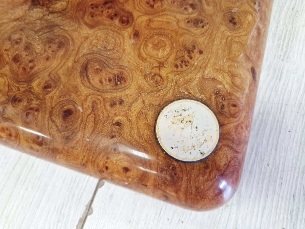 Claude Dallie Designer Coffee Table, Hollywood Regency Style-photo-6