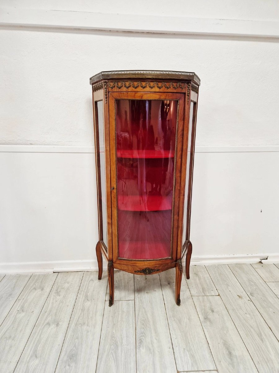 Antique Louis XV Style Display Case, France-photo-4