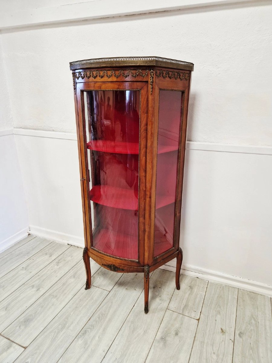 Antique Louis XV Style Display Case, France-photo-1