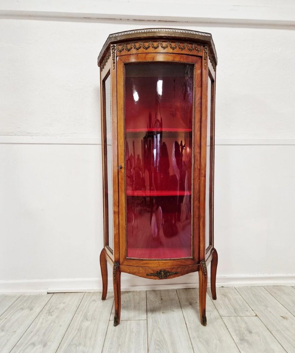 Antique Louis XV Style Display Case, France