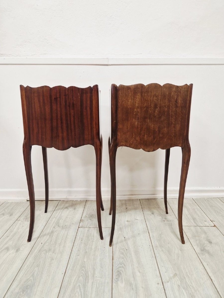 Antique French Louis XV Style Bedside Tables-photo-5