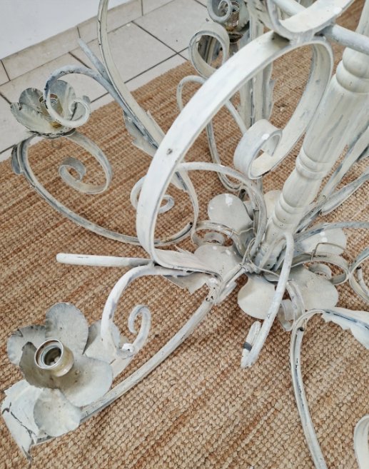 Pair Of Large French Chandeliers, 1.5 M-photo-2