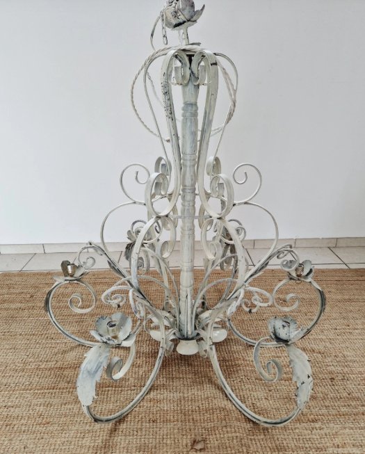 Pair Of Large French Chandeliers, 1.5 M-photo-3