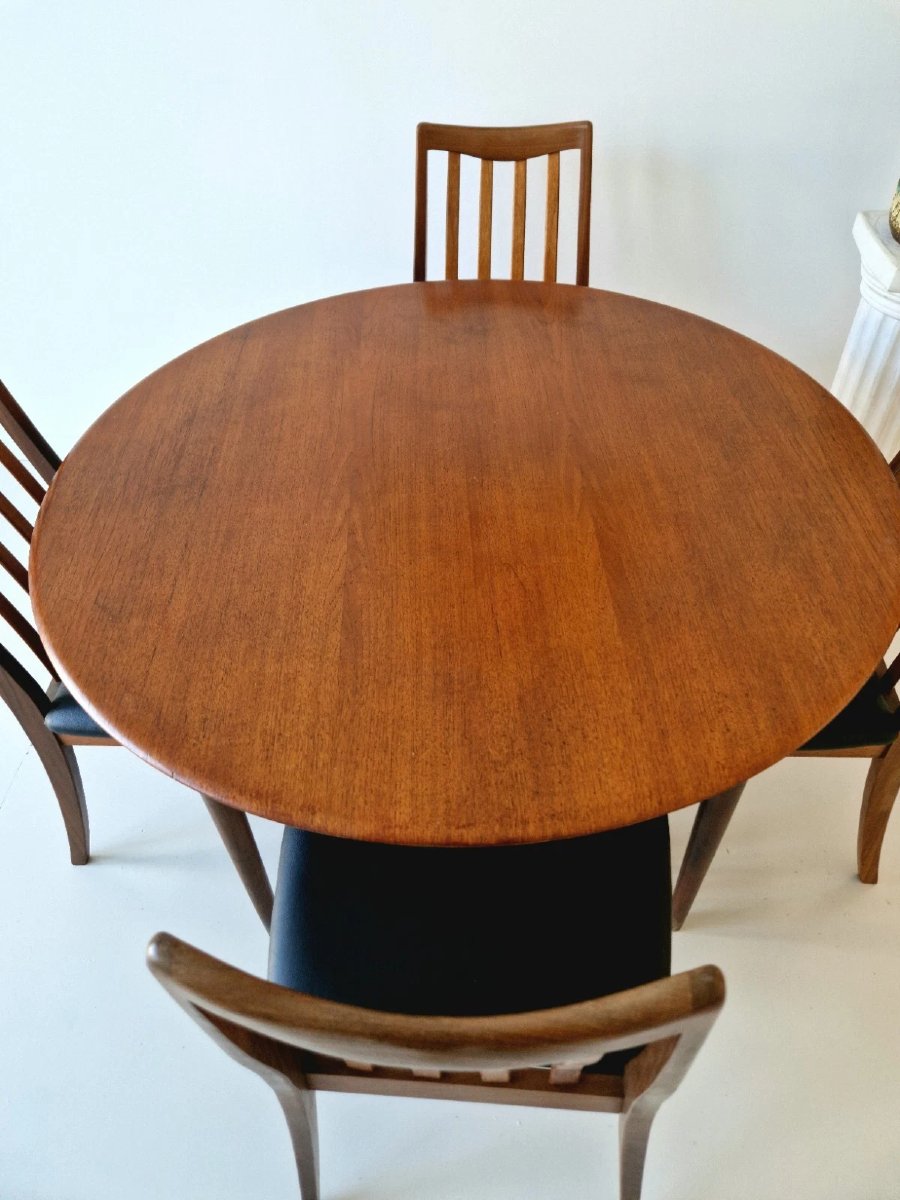 G Plan Table And Chair Set, Mid-century Style, 1950s-photo-2