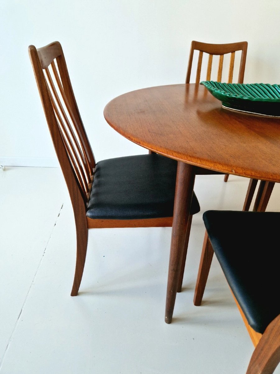 G Plan Table And Chair Set, Mid-century Style, 1950s-photo-1