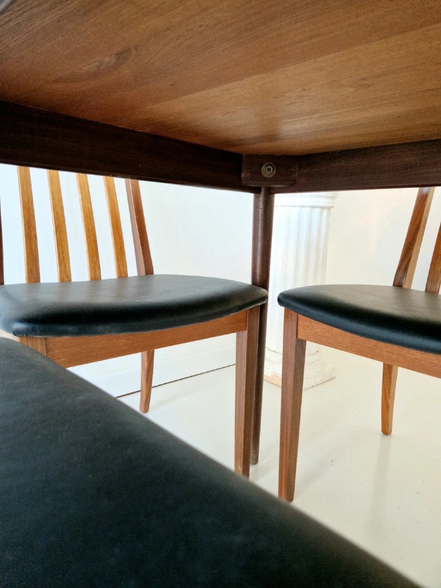 G Plan Table And Chair Set, Mid-century Style, 1950s-photo-6