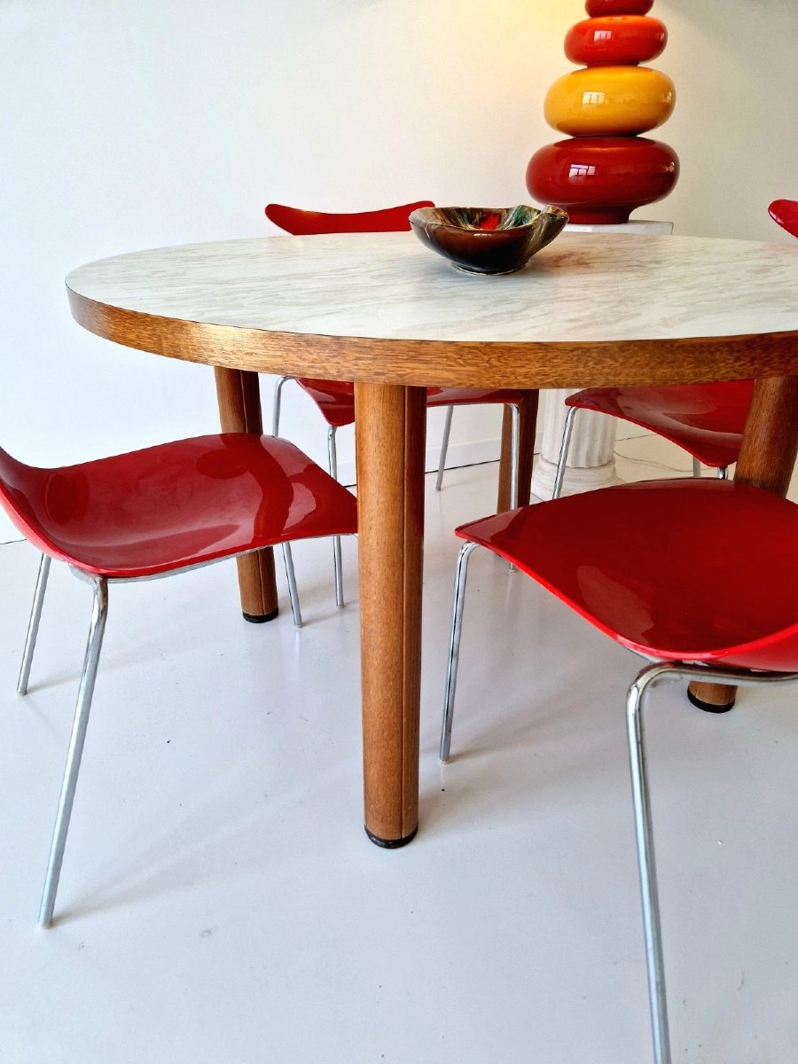 Italian Brutalist Dining Table From The 1970s-photo-4