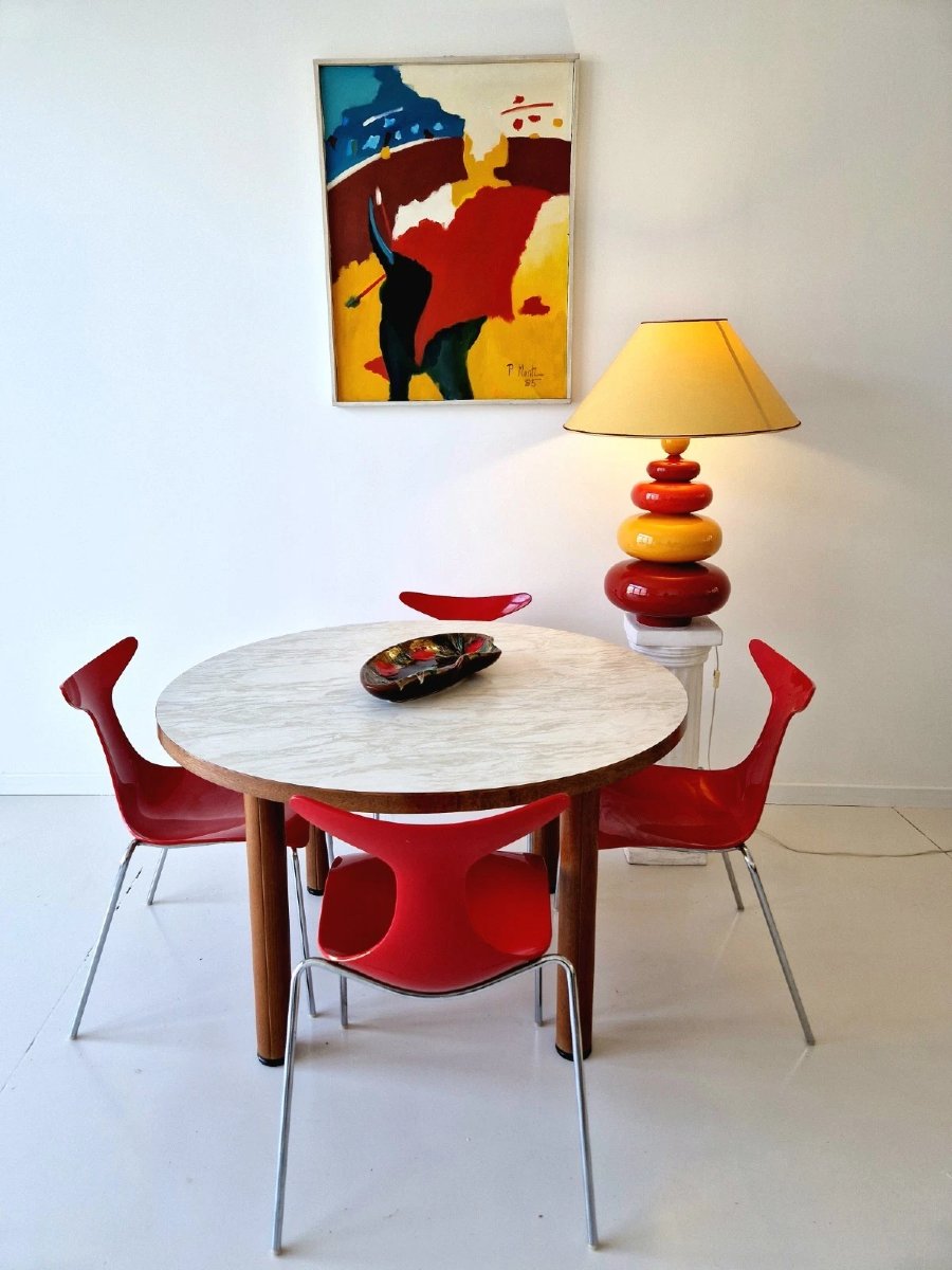 Italian Brutalist Dining Table From The 1970s-photo-1