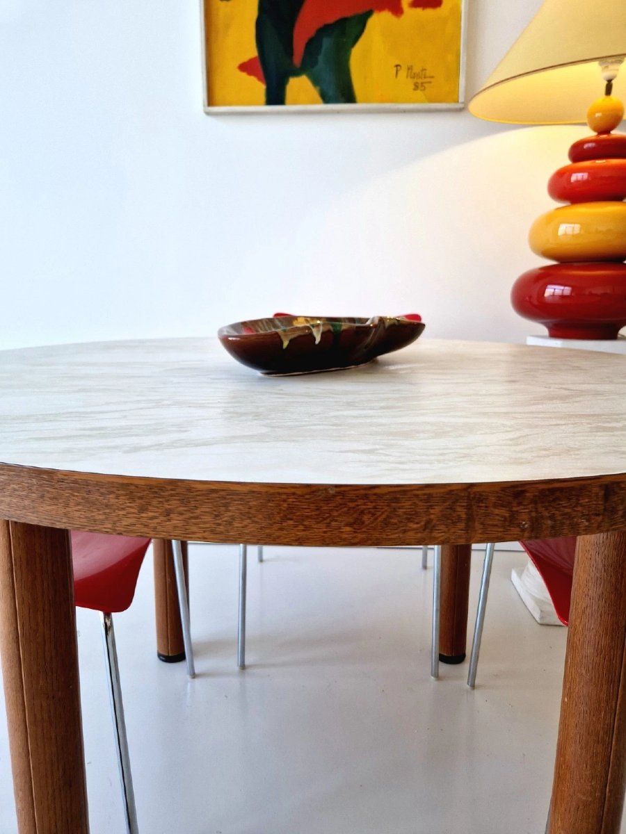 Italian Brutalist Dining Table From The 1970s-photo-7