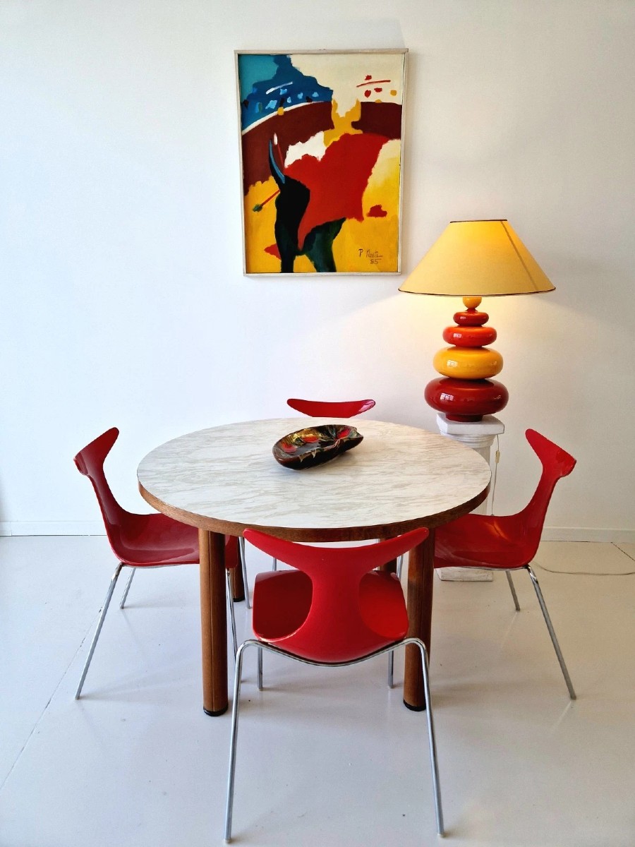Italian Brutalist Dining Table From The 1970s