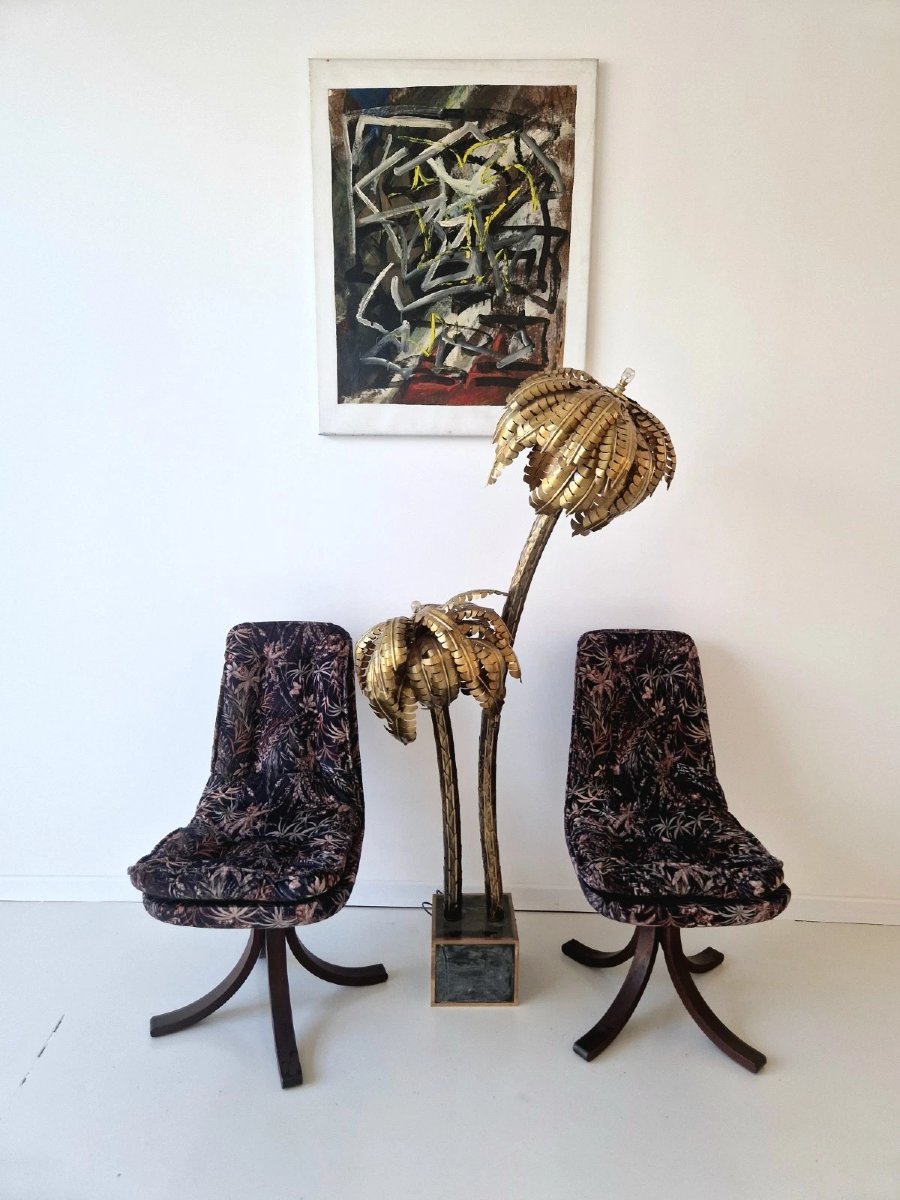 6 Norwegian Bentwood Dining Room In Mid-century Style With Bot Pattern Upholstery-photo-2