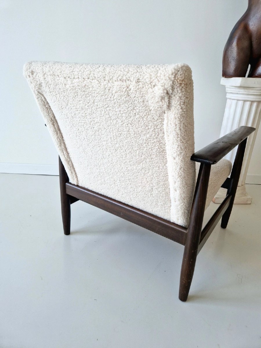 Mid-century Lounge Chair, Danish Afromosia Chair-photo-2