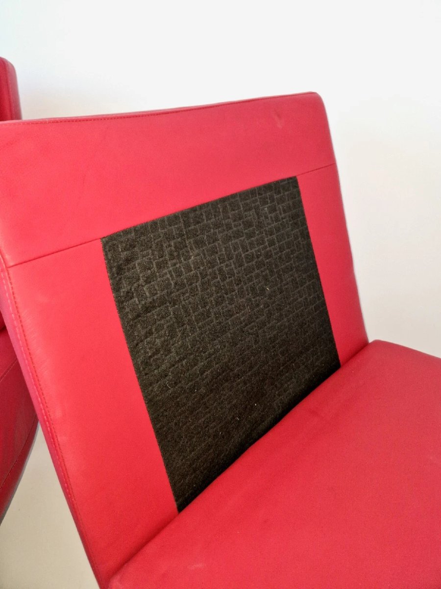 Paire de fauteuils pivotants Cofemo style futuriste italien-photo-3