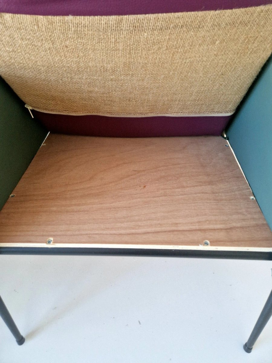 Pair Of Postmodern Memphis Milano-style Armchairs-photo-4