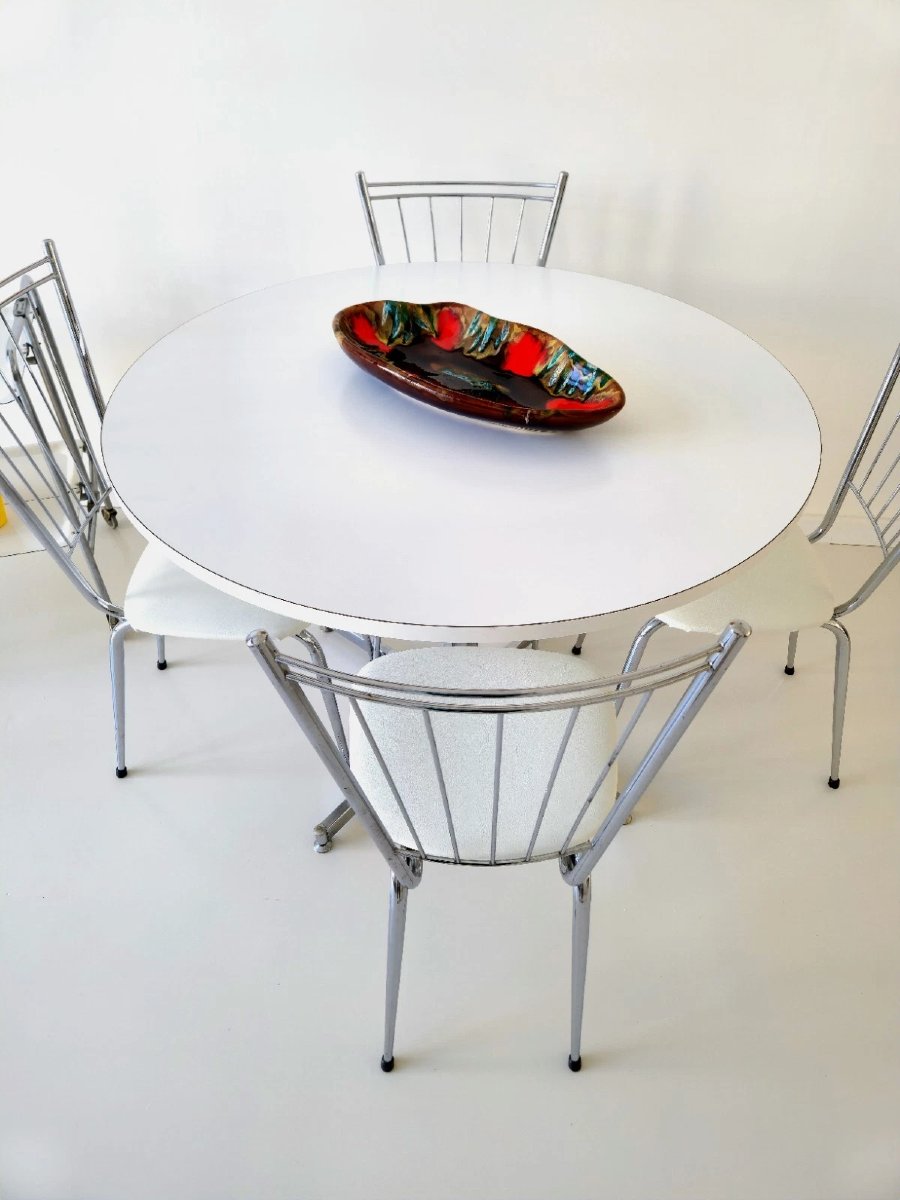 1970s Vintage Dining Room Set, -photo-2