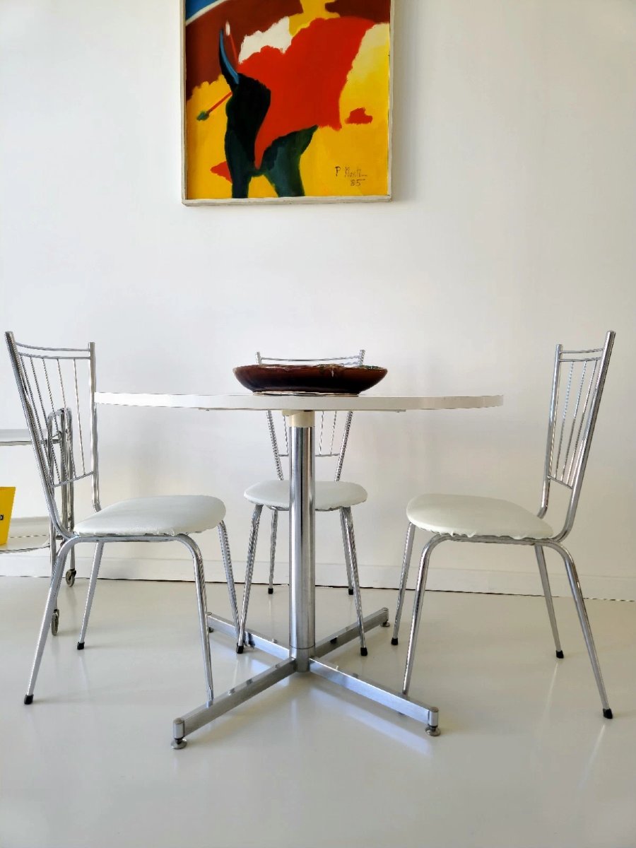 1970s Vintage Dining Room Set, -photo-6