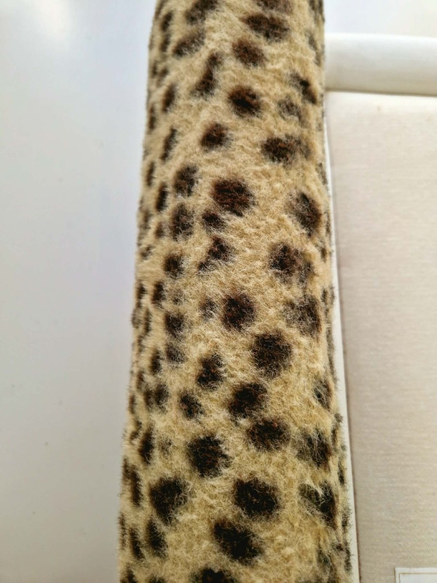 Cadre de lit vintage à imprimé léopard du milieu du siècle Hollywood Regency-photo-1