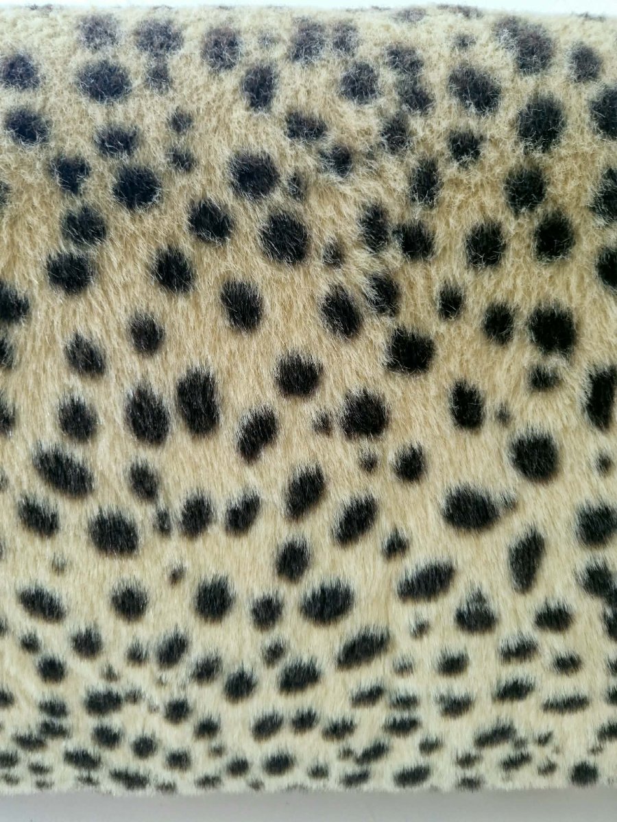 Cadre de lit vintage à imprimé léopard du milieu du siècle Hollywood Regency-photo-2