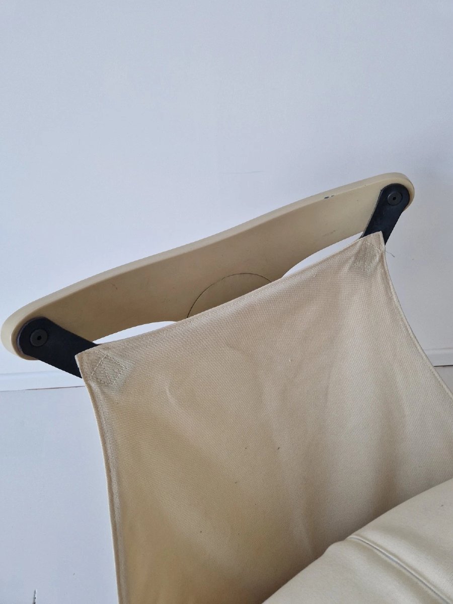 Vintage Nelo "flight High" Swedish Chair By Takashi Okamura Swivel 1970s Home-photo-3