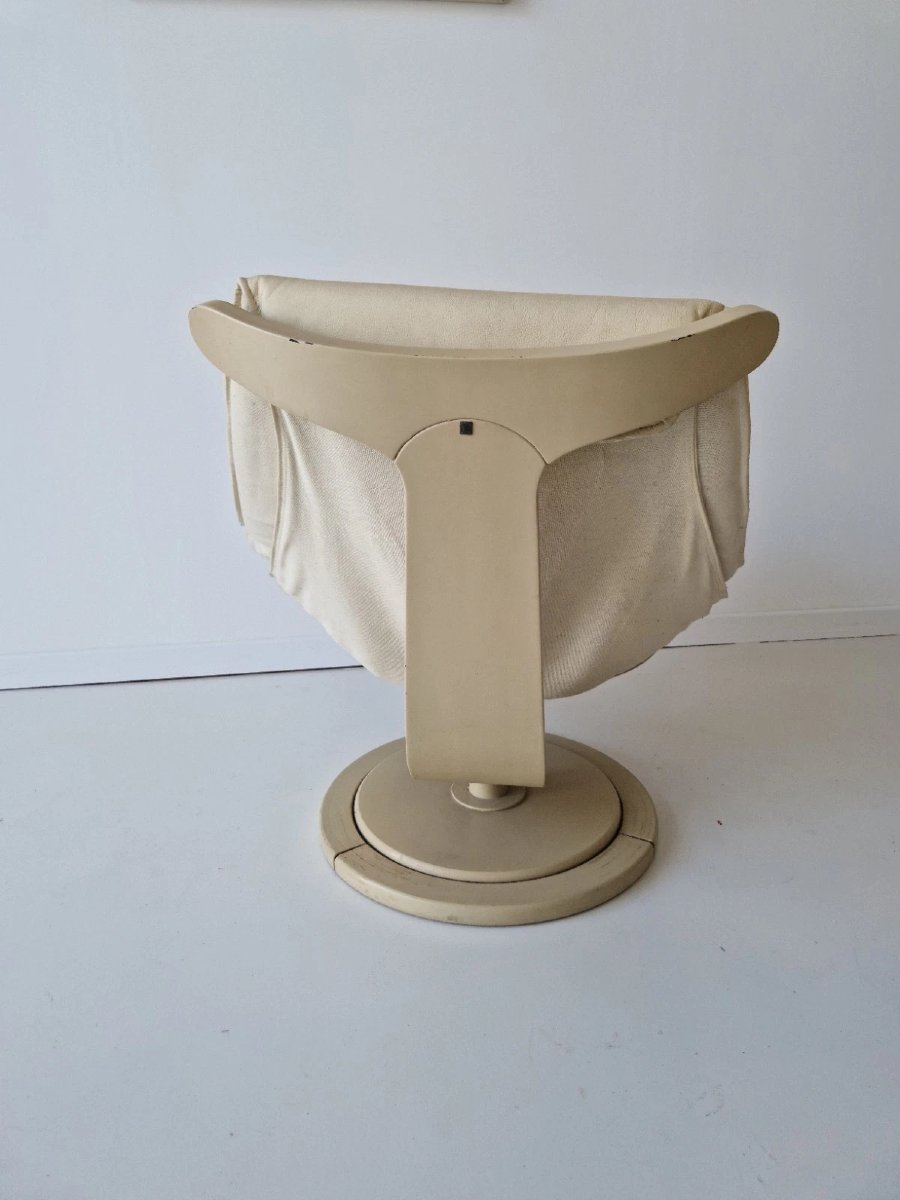 Vintage Nelo "flight High" Swedish Chair By Takashi Okamura Swivel 1970s Home-photo-5