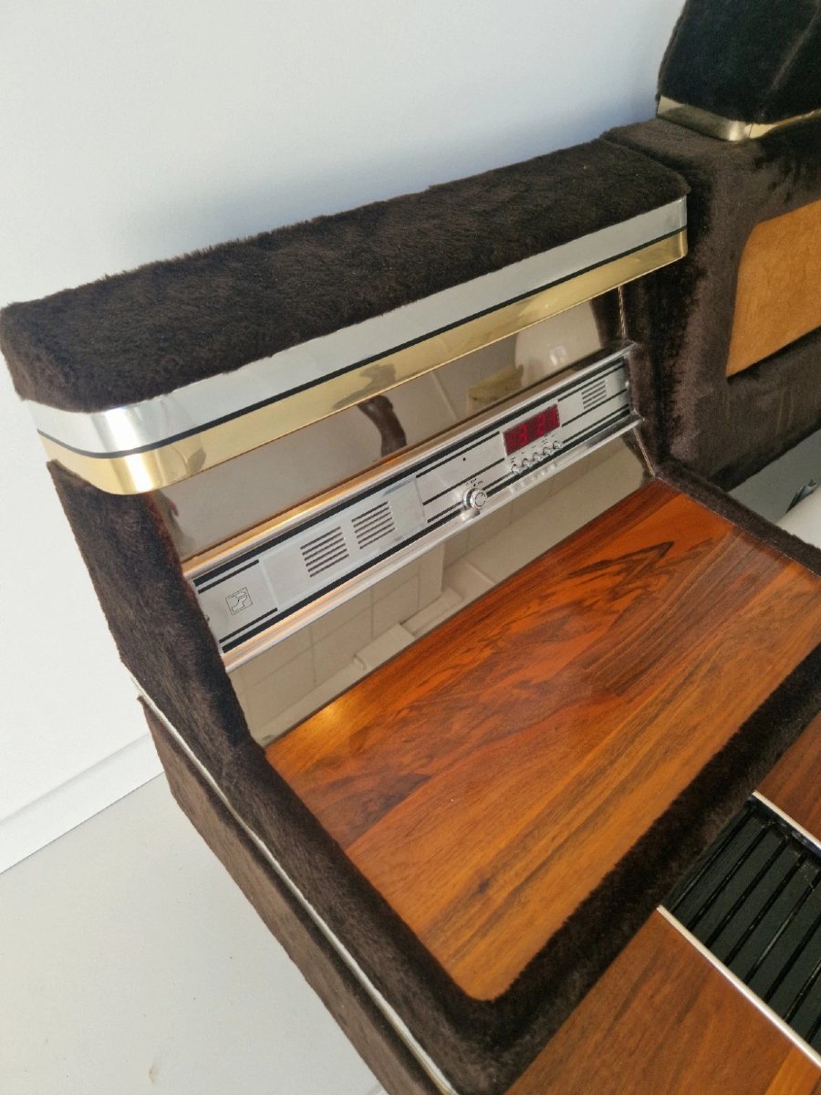 Vintage 1970s Platform Bed, Futuristic Style, Fratelli Proserpio-photo-2