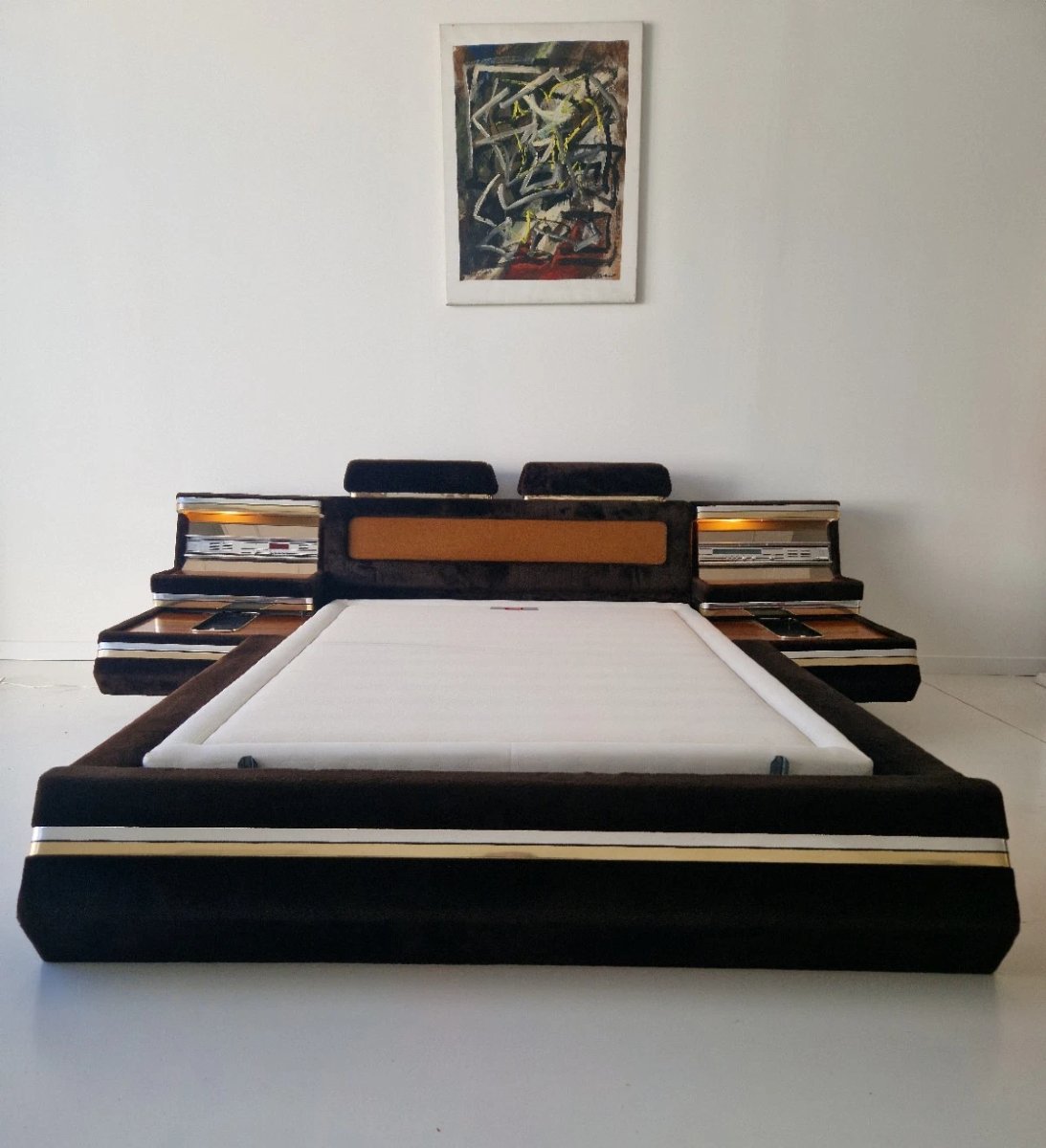Vintage 1970s Platform Bed, Futuristic Style, Fratelli Proserpio-photo-8