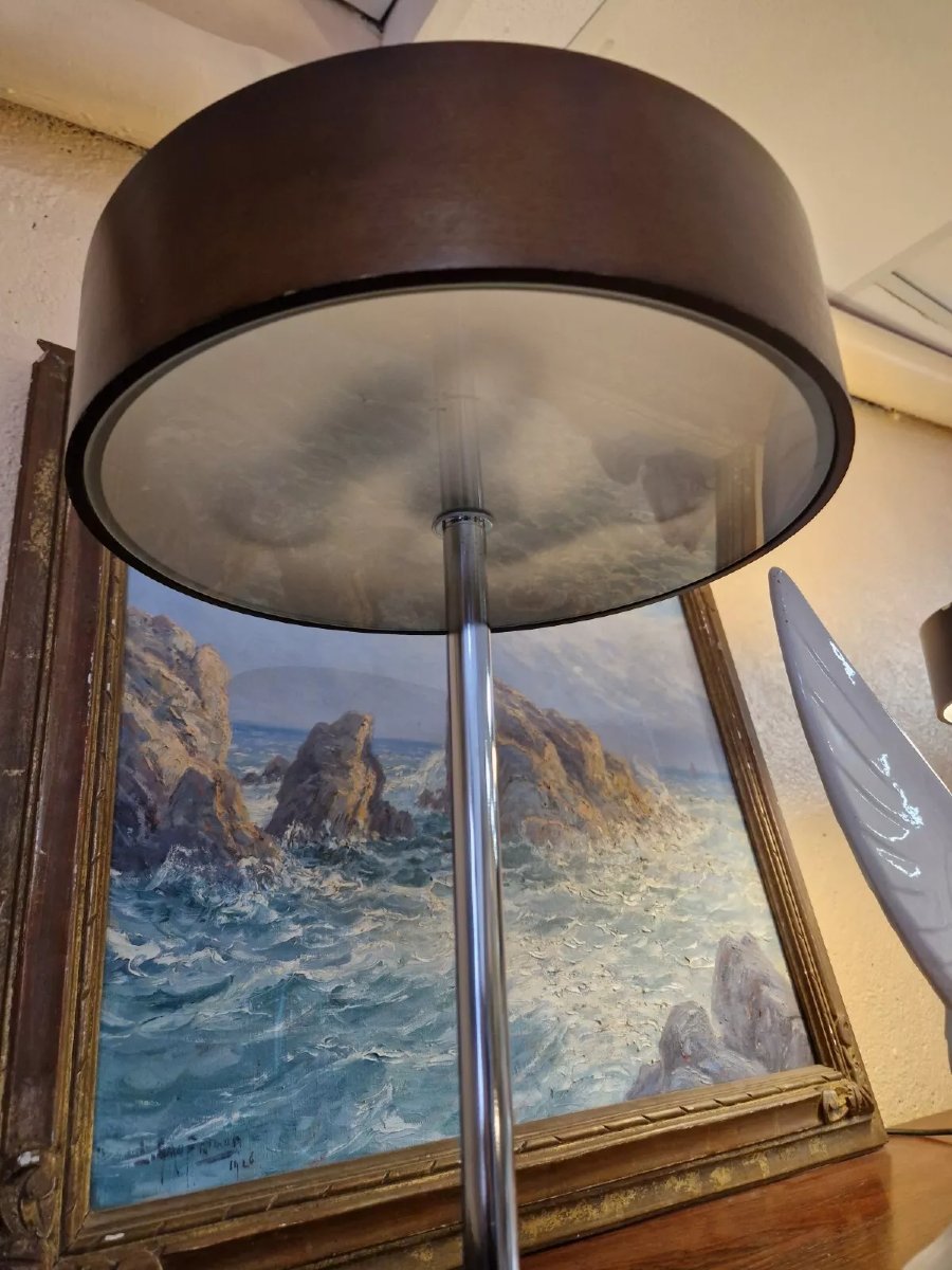 Paire de lampes Malibu vintage, style rétro années 1970.-photo-2