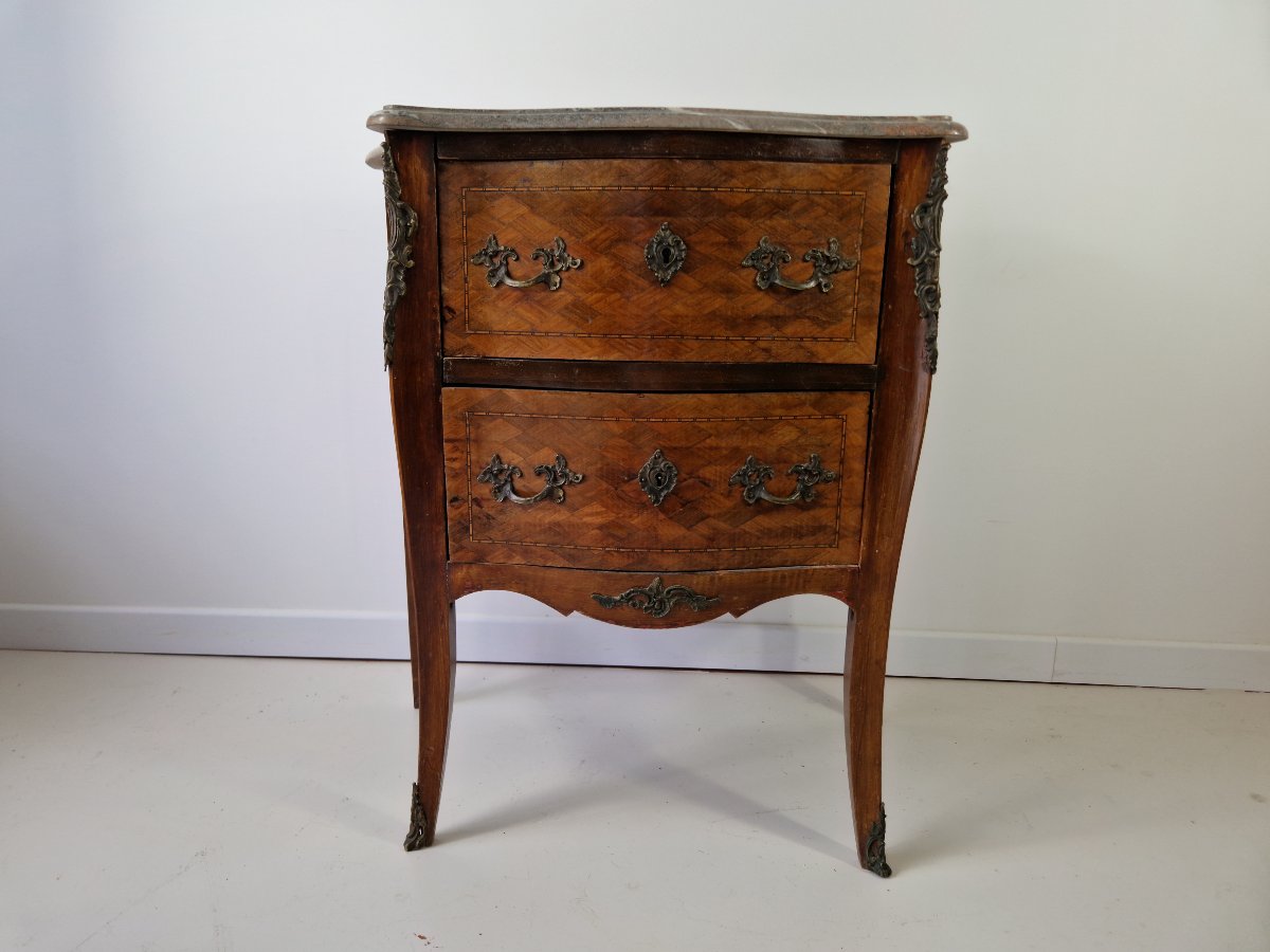 Antique French Louis XV Chest Of Drawers, Chateau Furniture-photo-7