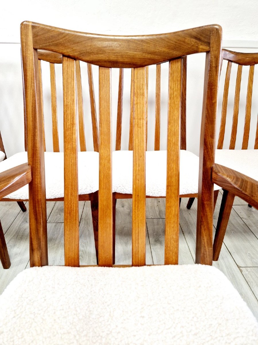 6 chaises de salle à manger modernes du milieu du siècle G-PLAN en teck, style vintage, décorat-photo-3