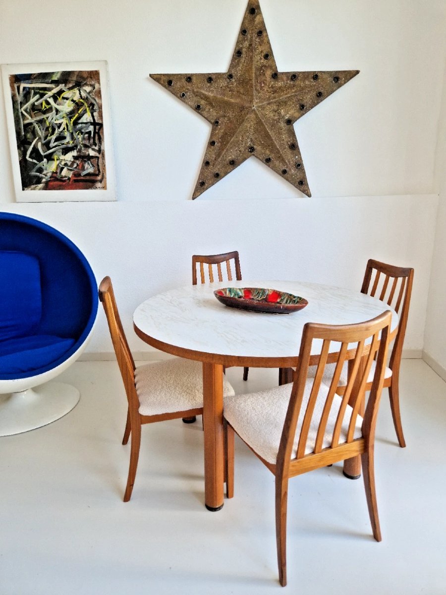 6 chaises de salle à manger modernes du milieu du siècle G-PLAN en teck, style vintage, décorat-photo-4