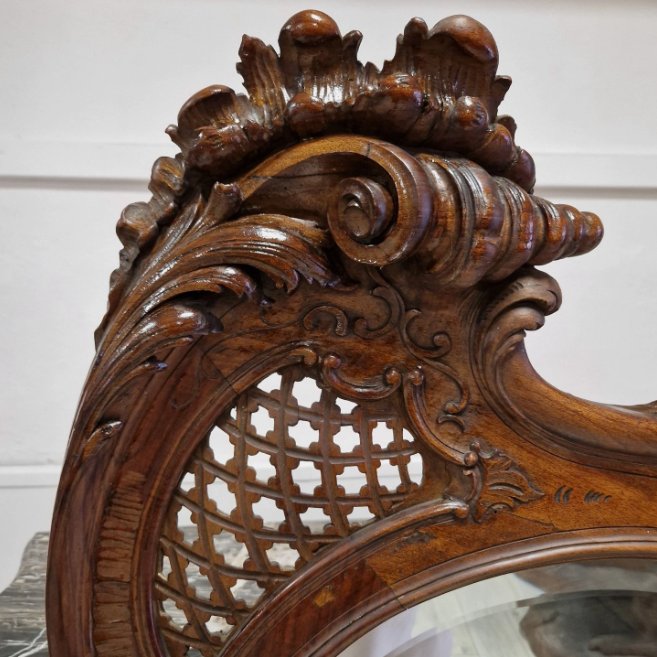Ensemble de chambre italien Art déco ancien – Mobilier style château-photo-3