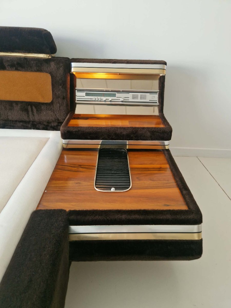 Vintage Platform Bed From The 1970s, Space Age Style, Designed By Fratelli Proserpio-photo-4