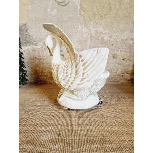 Vintage Art Deco Style Swan Armchair