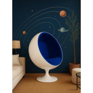 Vintage Eero Aarnio Style Ball Chair