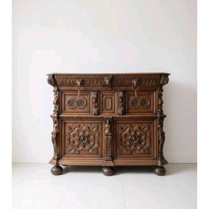 Antique 19th Century French Renaissance Wardrobe