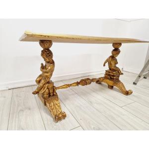 Antique Italian Baroque Coffee Table