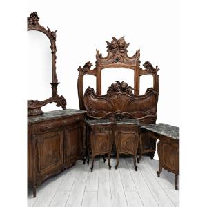 Ensemble de chambre Art nouveau avec détails baroques