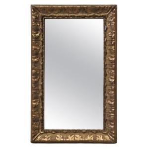 Miroir ancien français doré